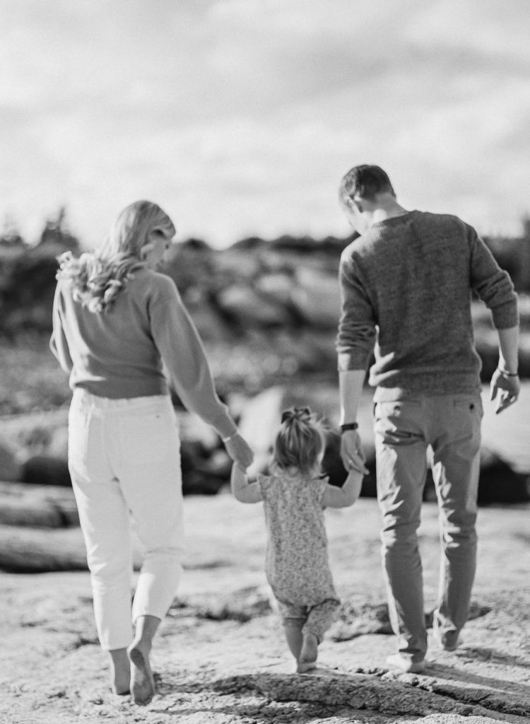 Halifax Family Photographer Family Session at Crystal Crescent Beach - Film Photographers Canada